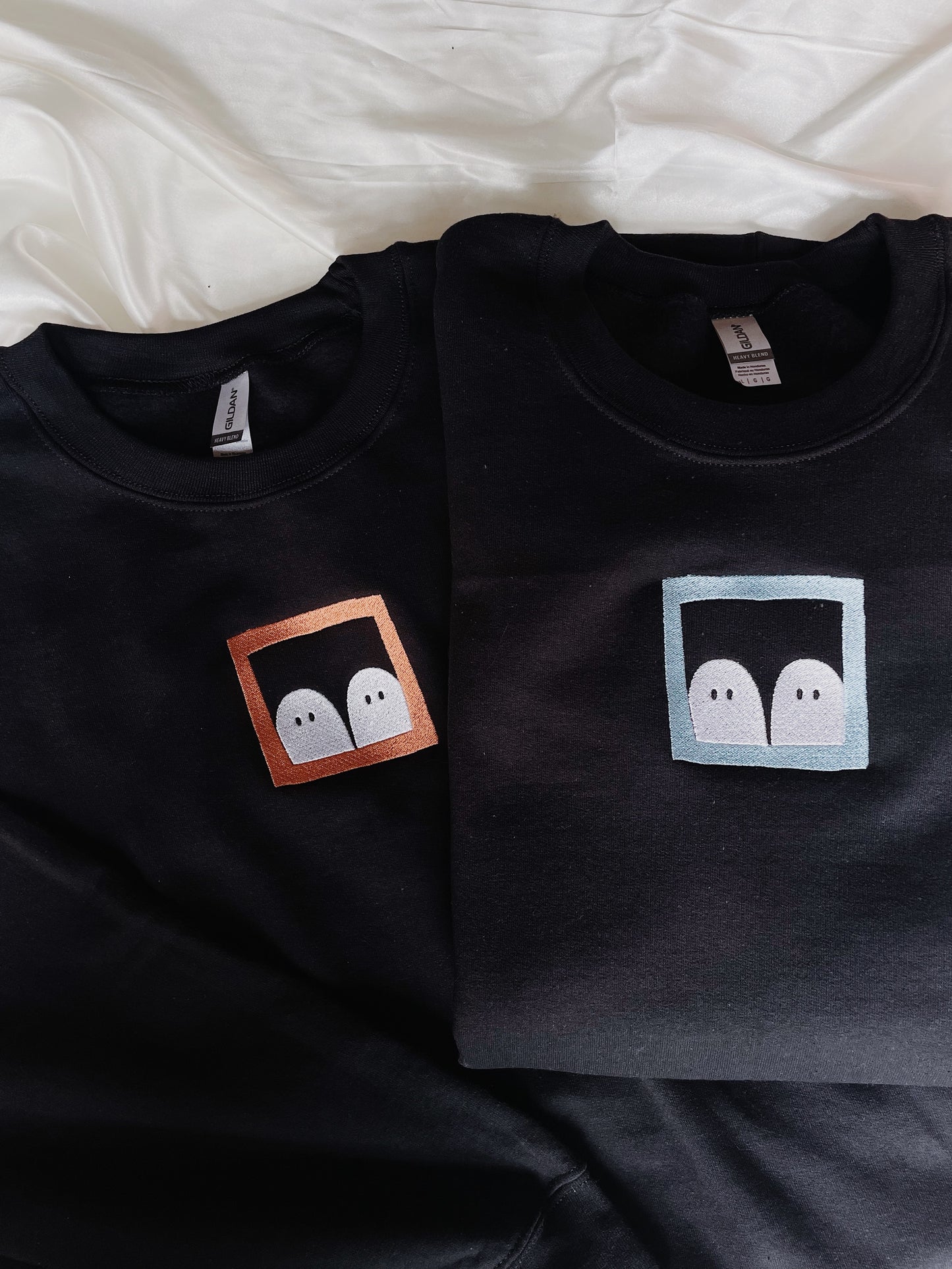 Ghost Picture Frame Embroidered Sweatshirt