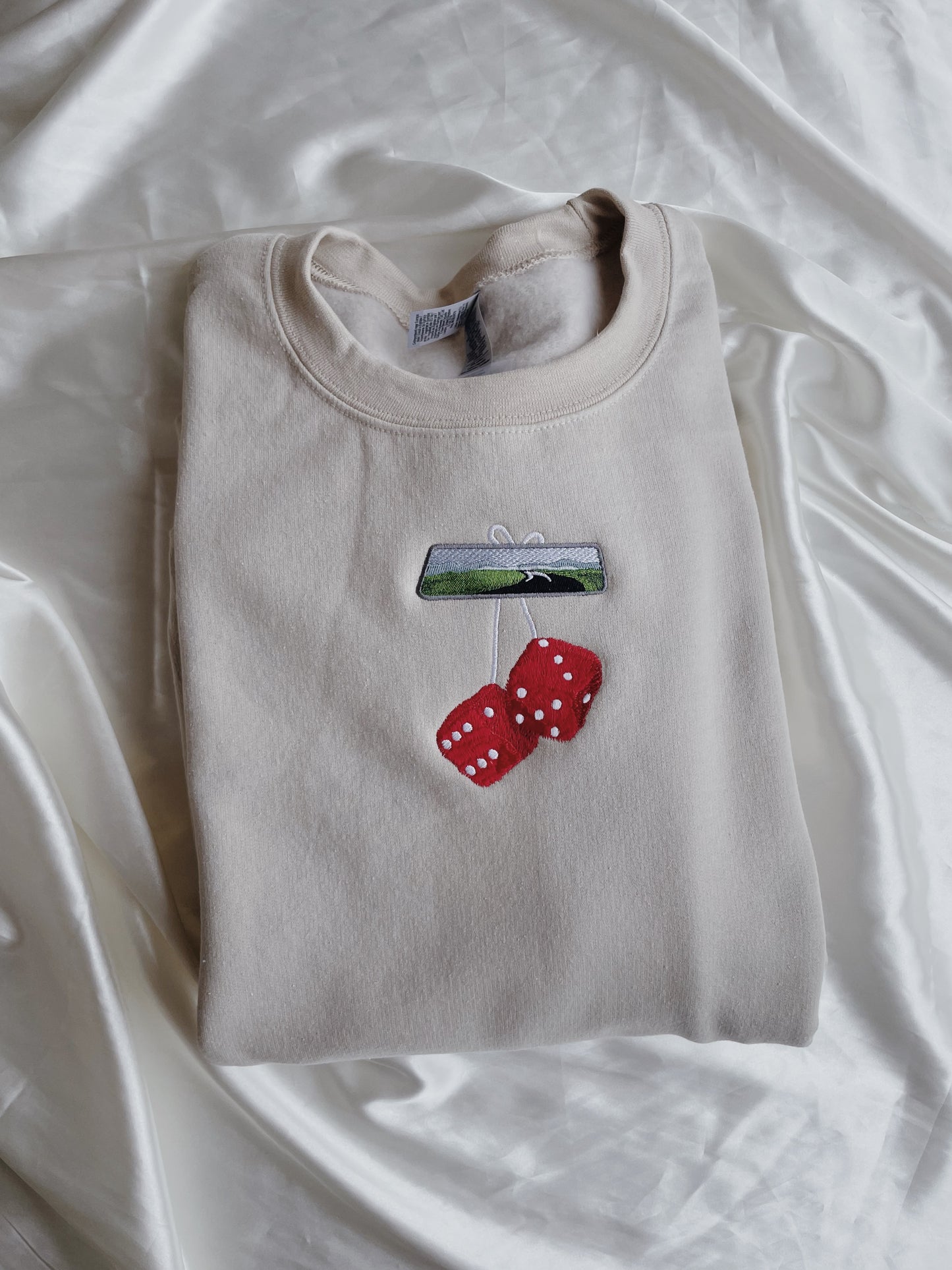 Rearview Mirror Embroidered Sweatshirt