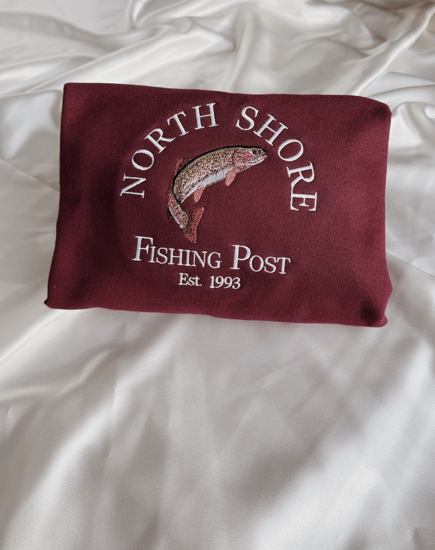 North Shore Fishing Post Embroidered Sweatshirt