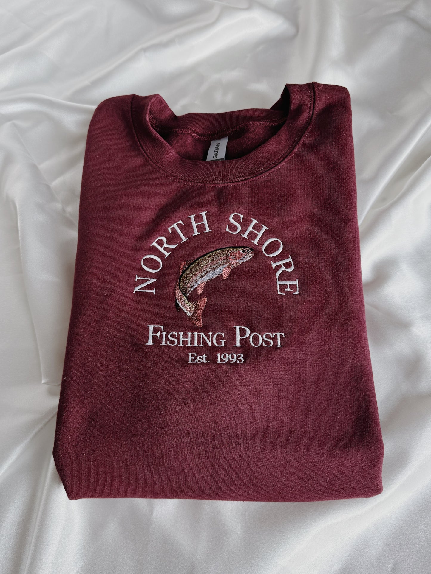 North Shore Fishing Post Embroidered Sweatshirt