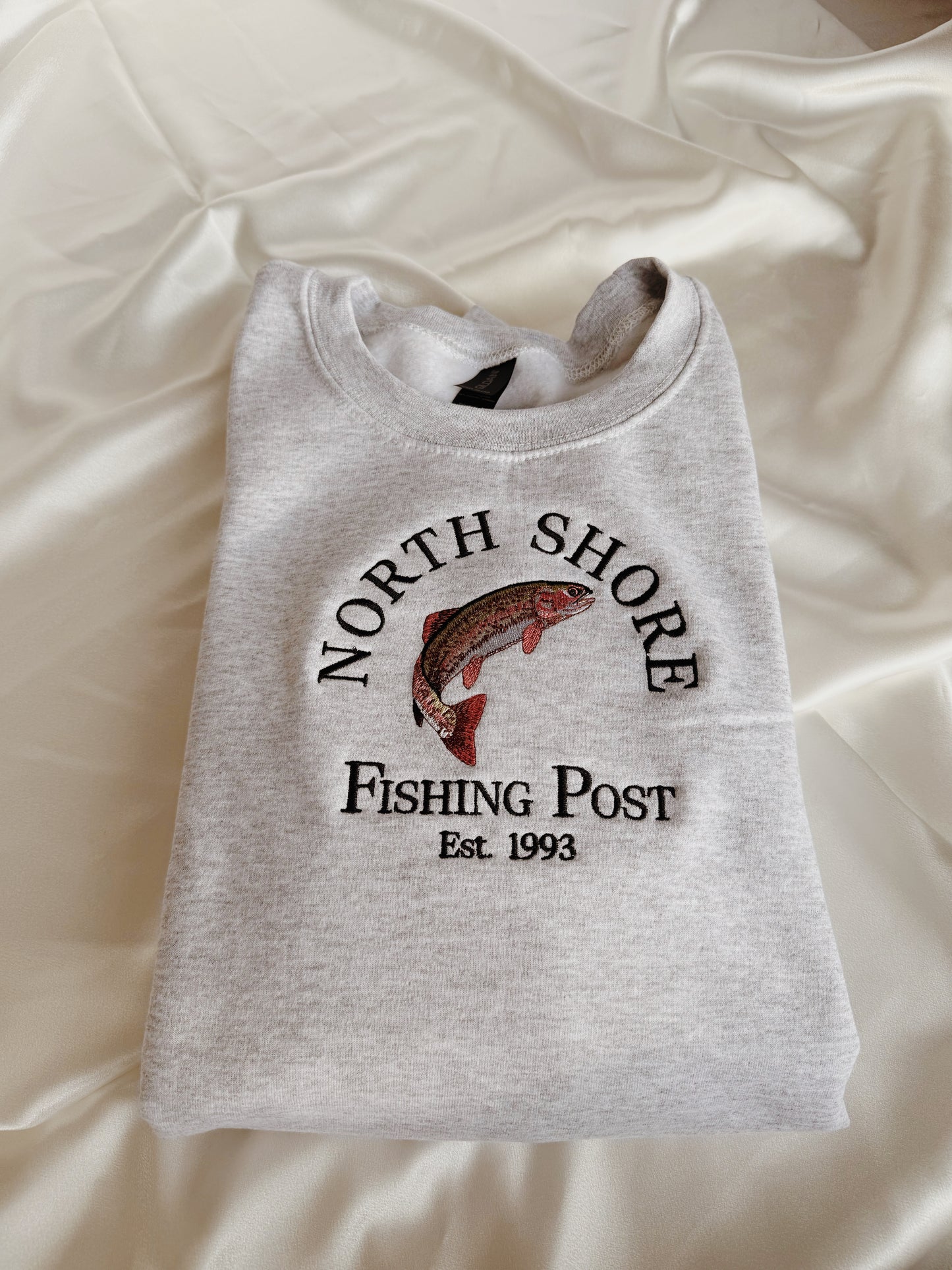 North Shore Fishing Post Embroidered Sweatshirt