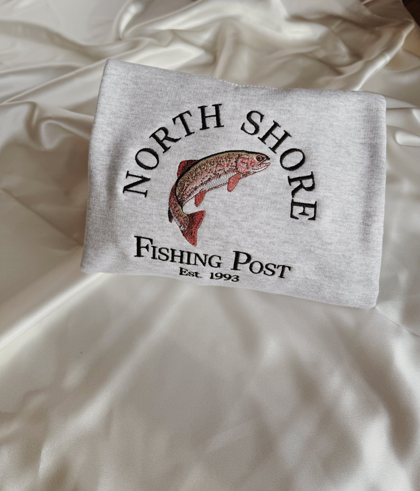 North Shore Fishing Post Embroidered Sweatshirt