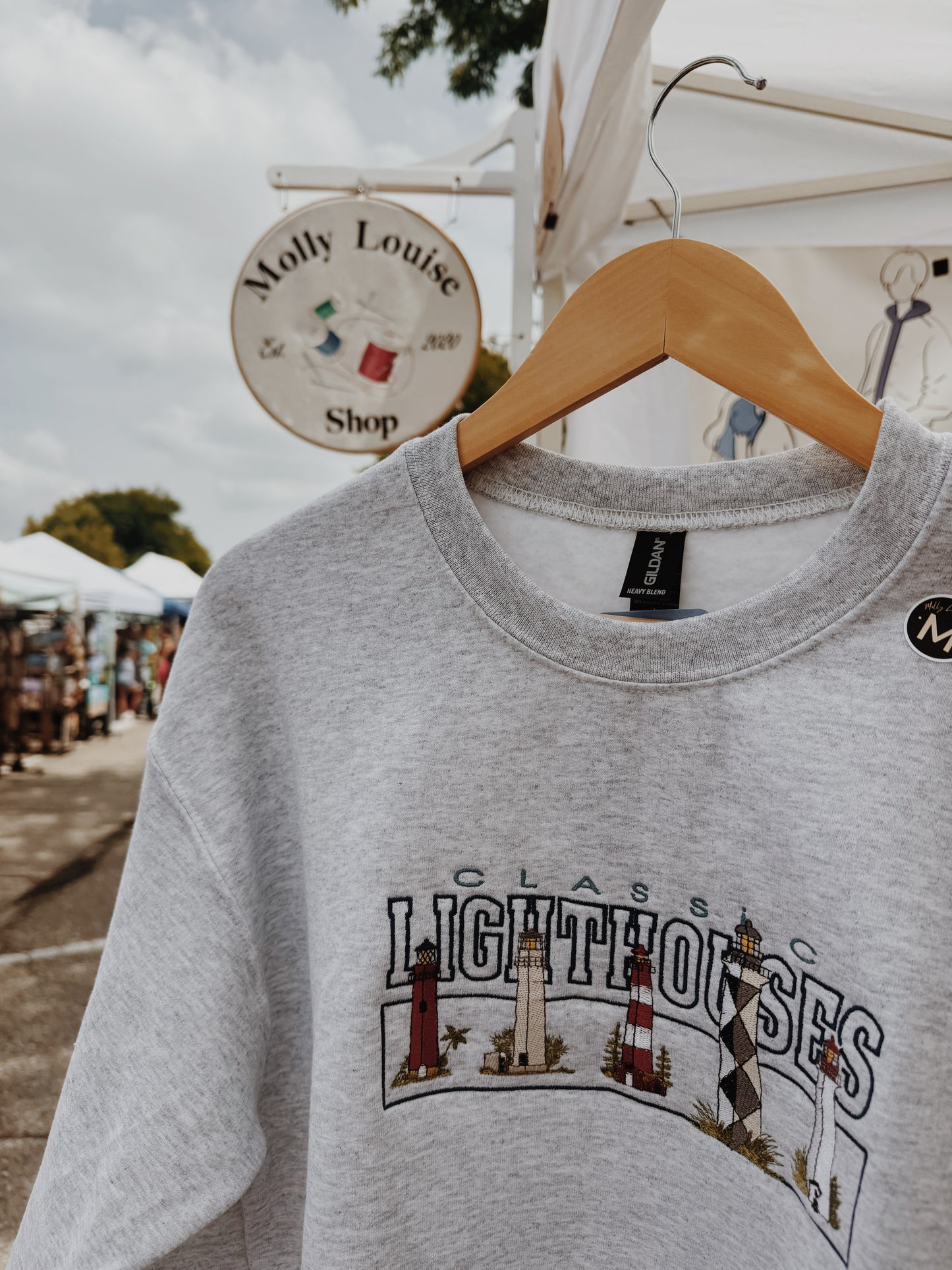 Embroidered Classic Lighthouses Sweatshirt