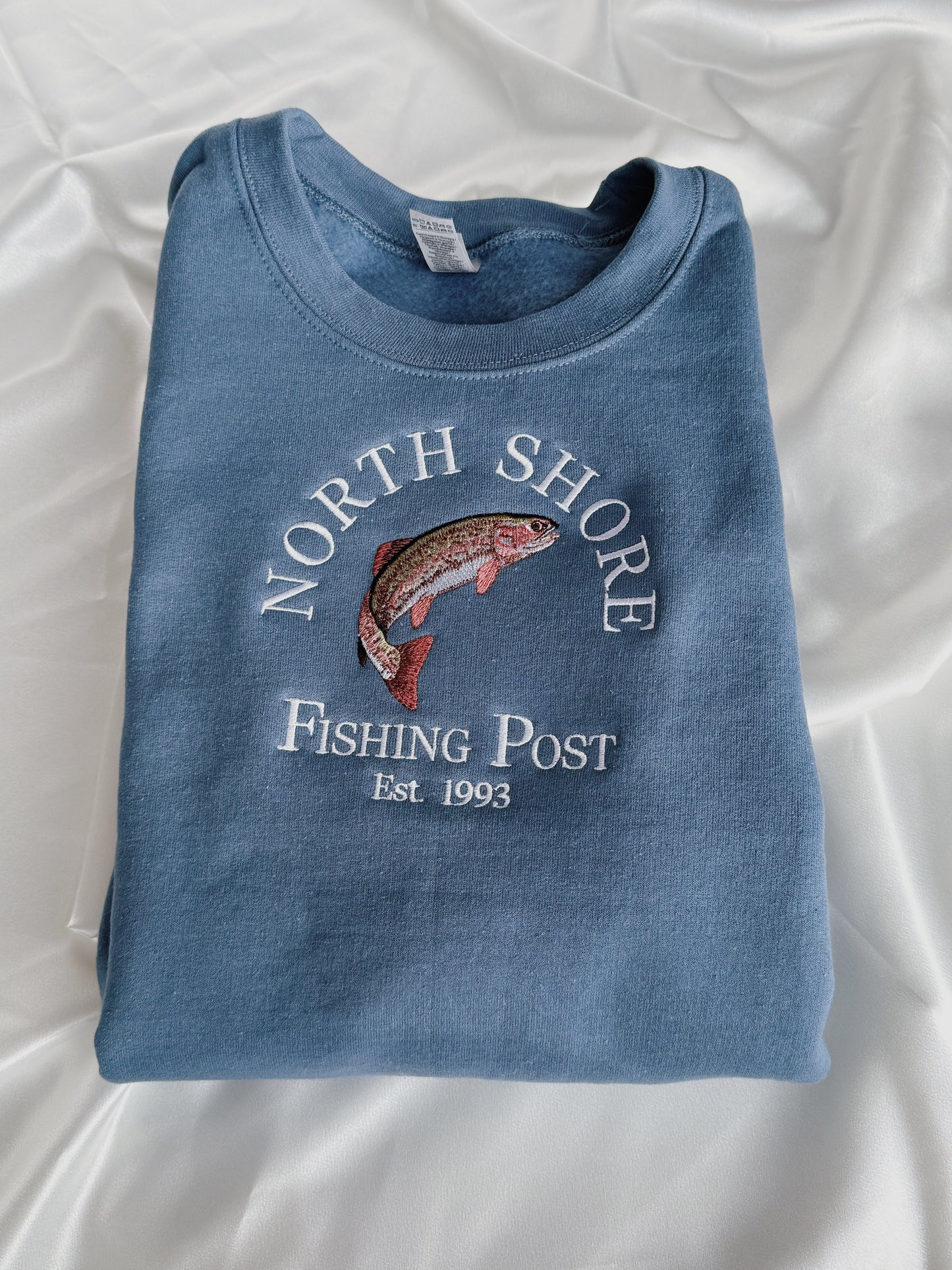 North Shore Fishing Post Embroidered Sweatshirt