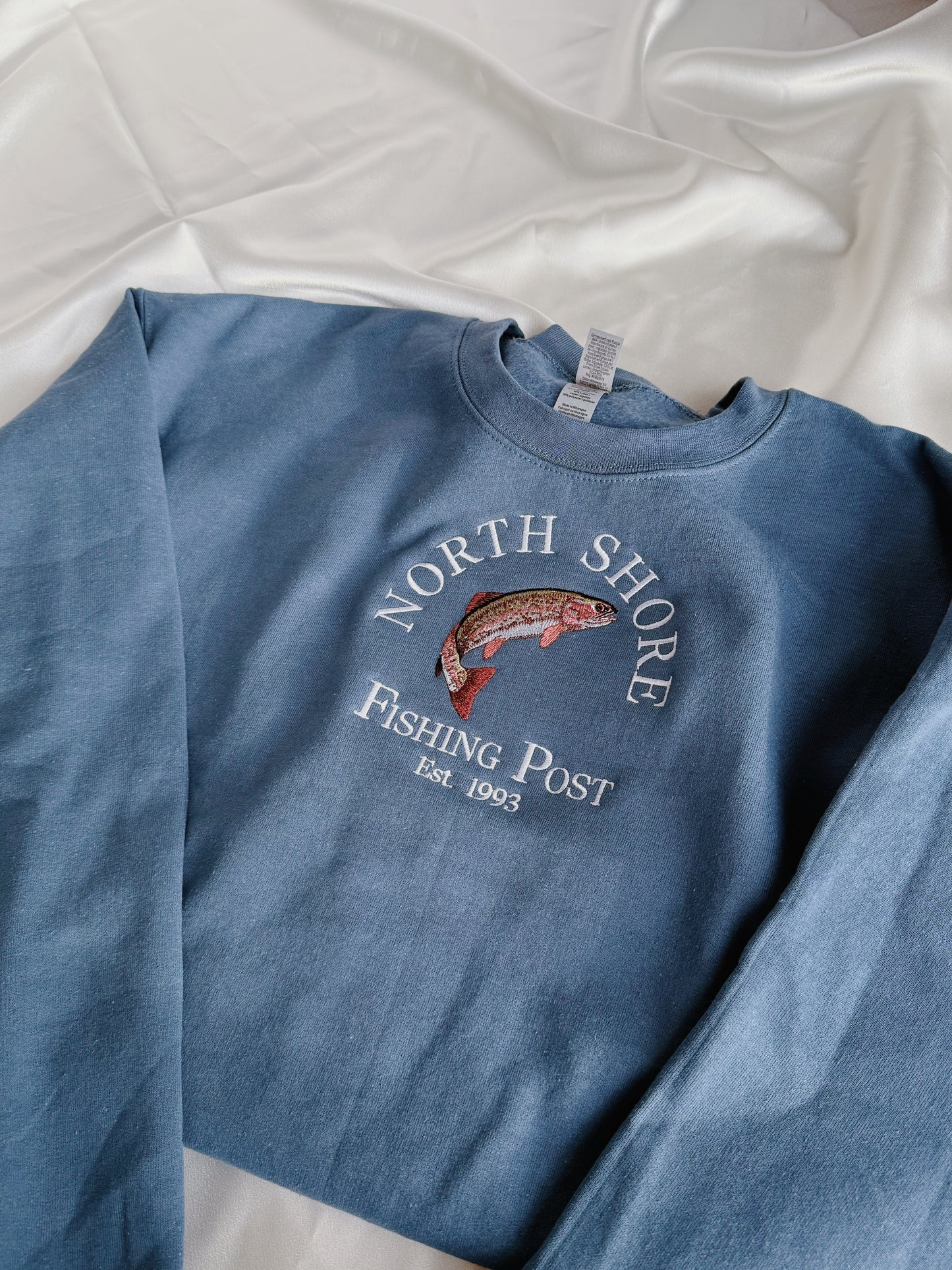 North Shore Fishing Post Embroidered Sweatshirt