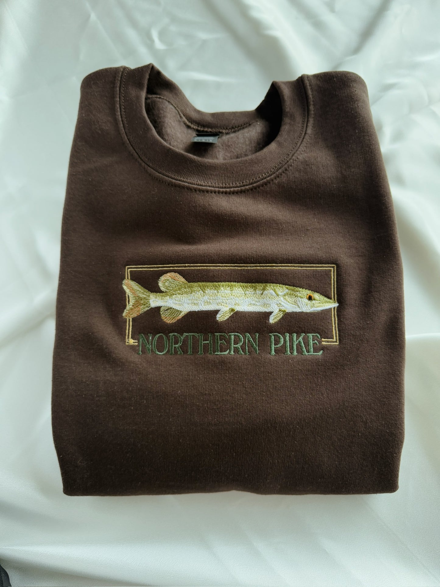 Northern Pike Embroidered Sweatshirt