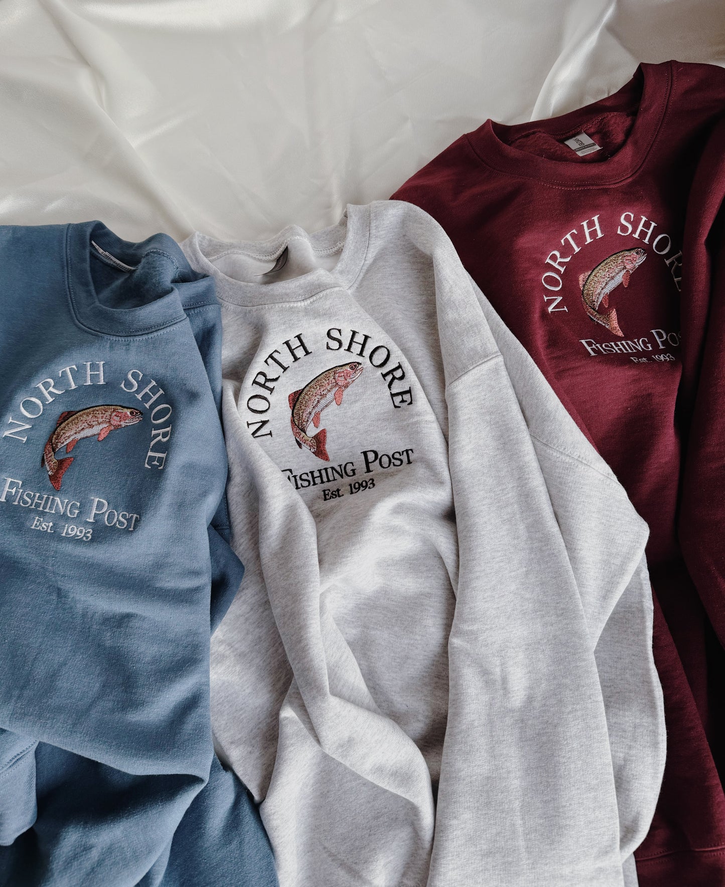 North Shore Fishing Post Embroidered Sweatshirt