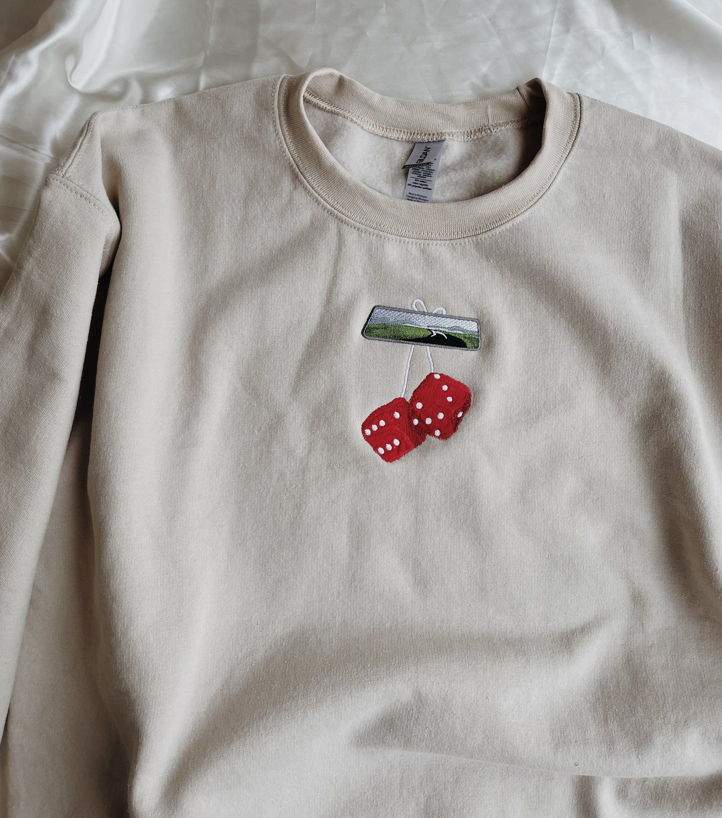 Rearview Mirror Embroidered Sweatshirt