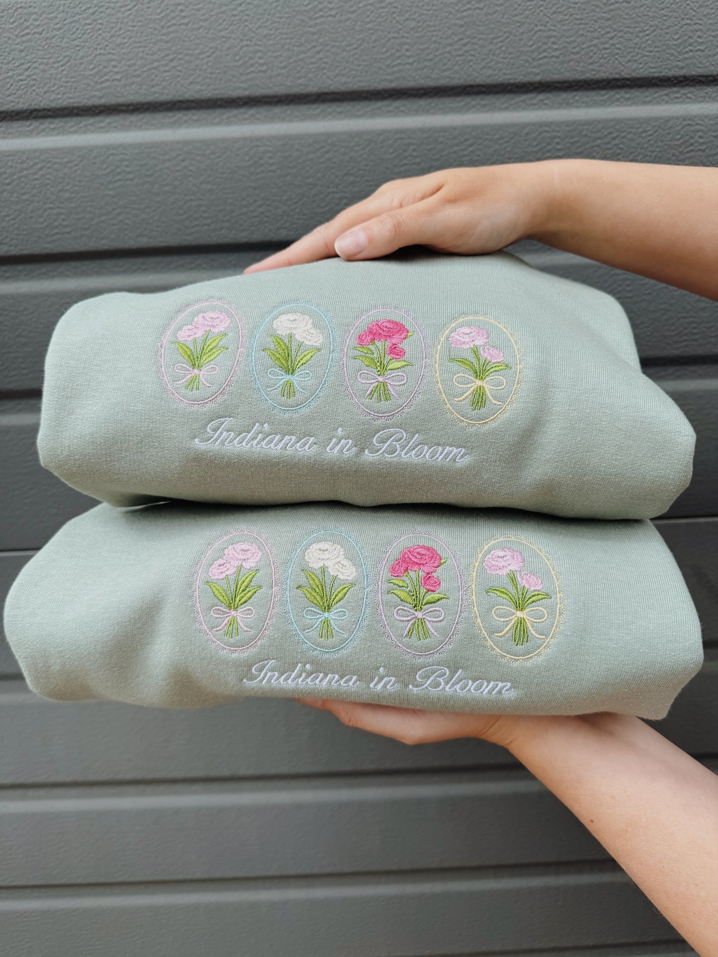 Indiana In Bloom Embroidered Sweatshirt
