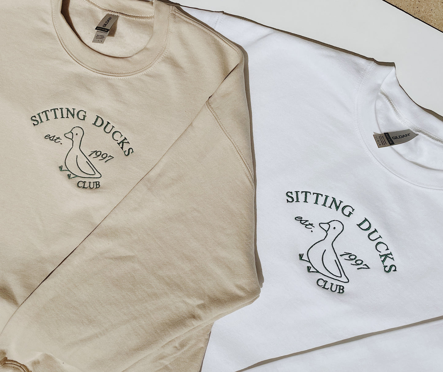 Sitting Ducks Club Embroidered Sweatshirt