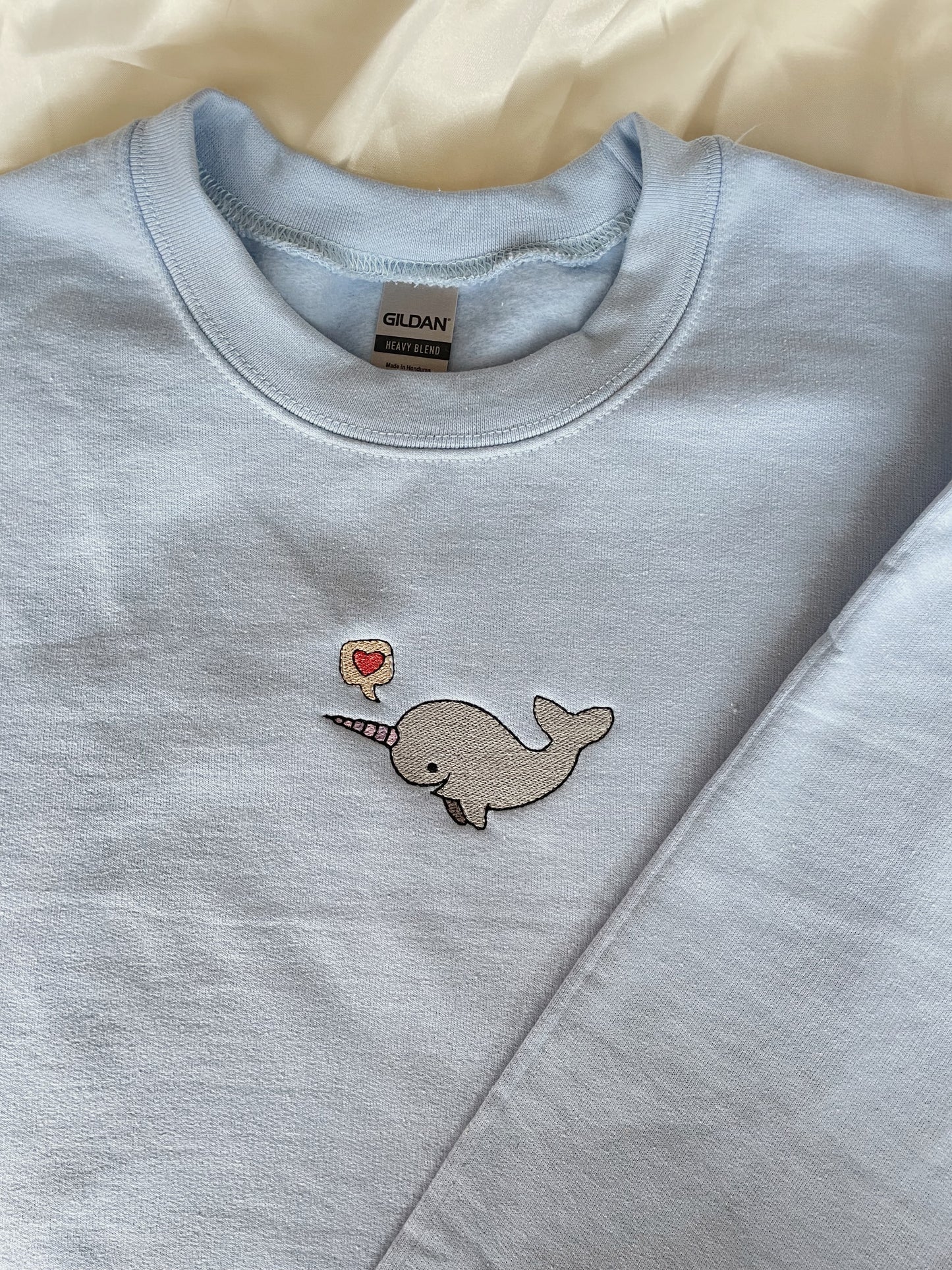 Narwhal Embroidered Sweatshirt
