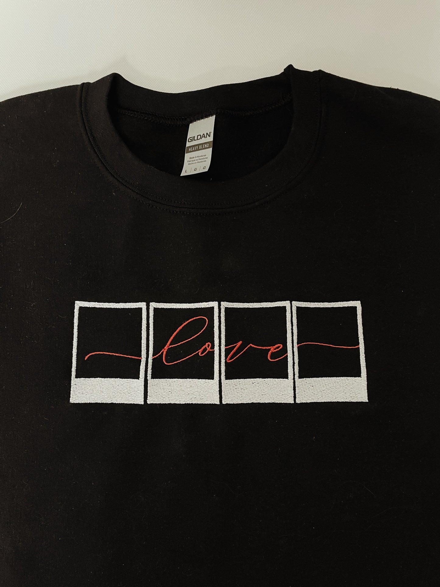 Polaroid Love Embroidered Sweatshirt