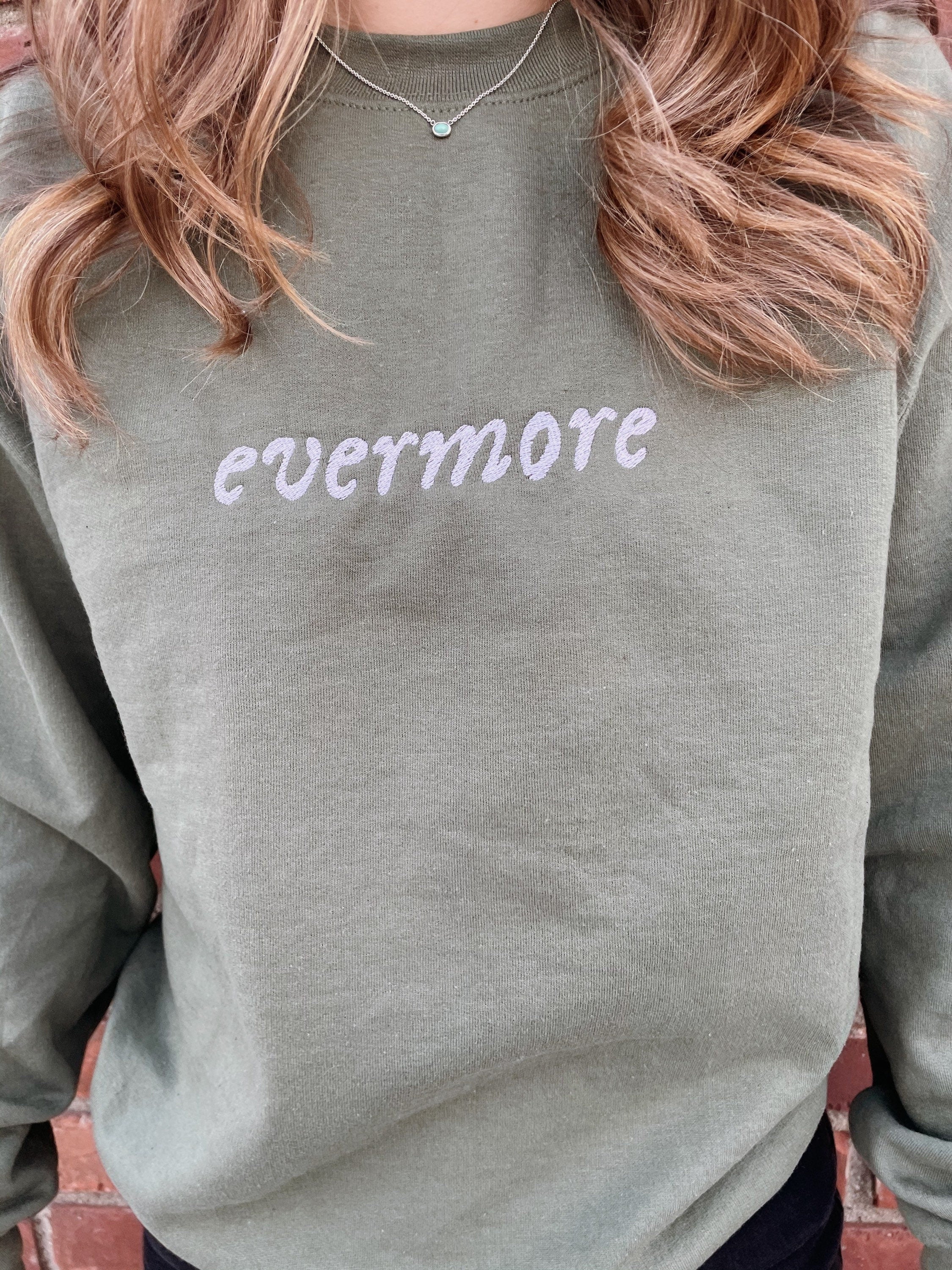 embroidered sweatshirt