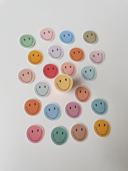 Mini Smiley Face Stickers