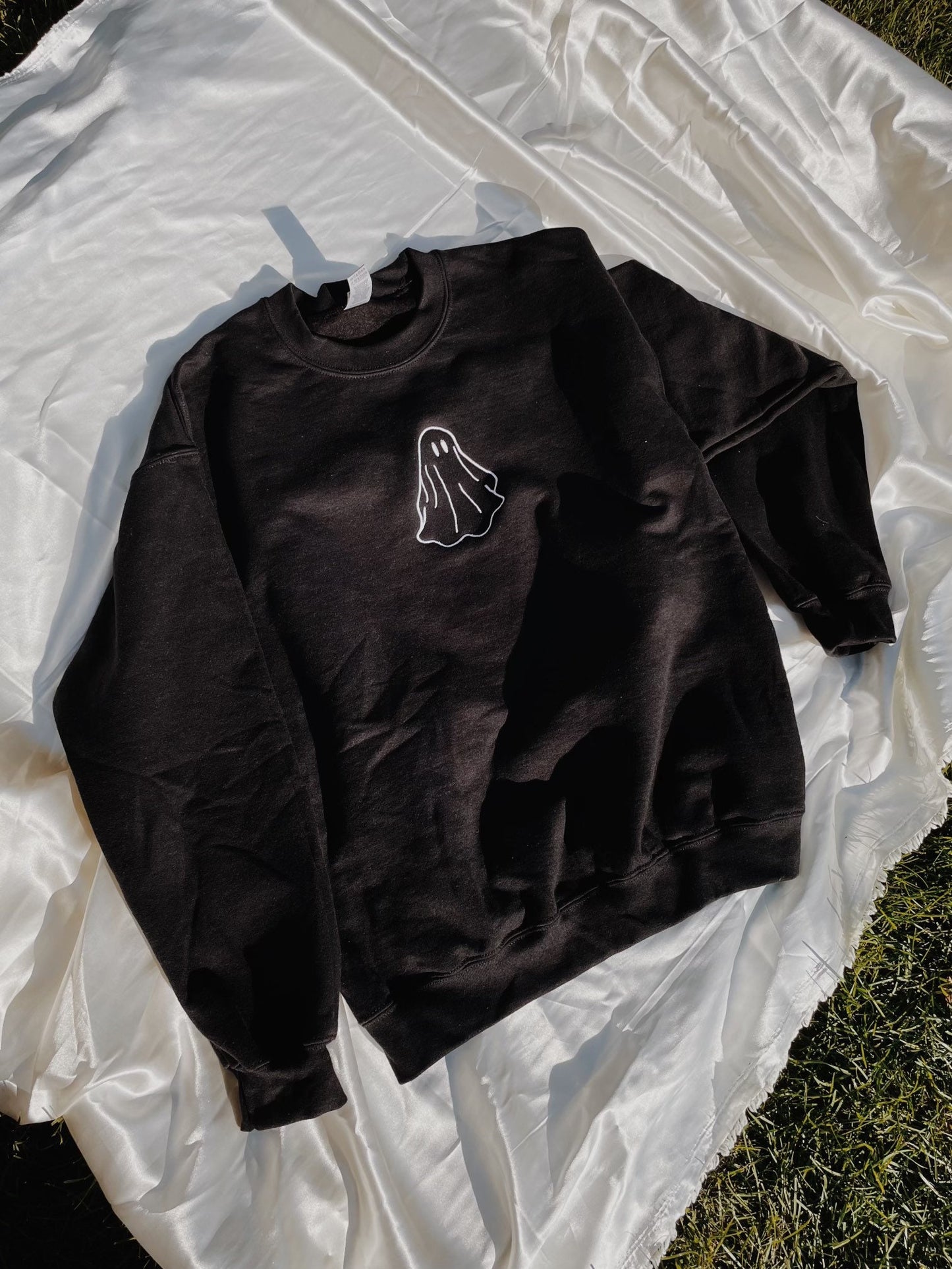 Ghost Embroidered Sweatshirt