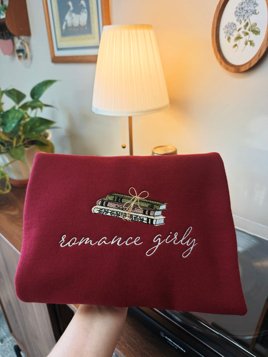 Romance Girly Embroidered Sweatshirt