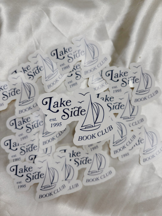 Lake Side Book Club Sticker