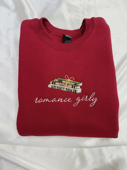 Romance Girly Embroidered Sweatshirt