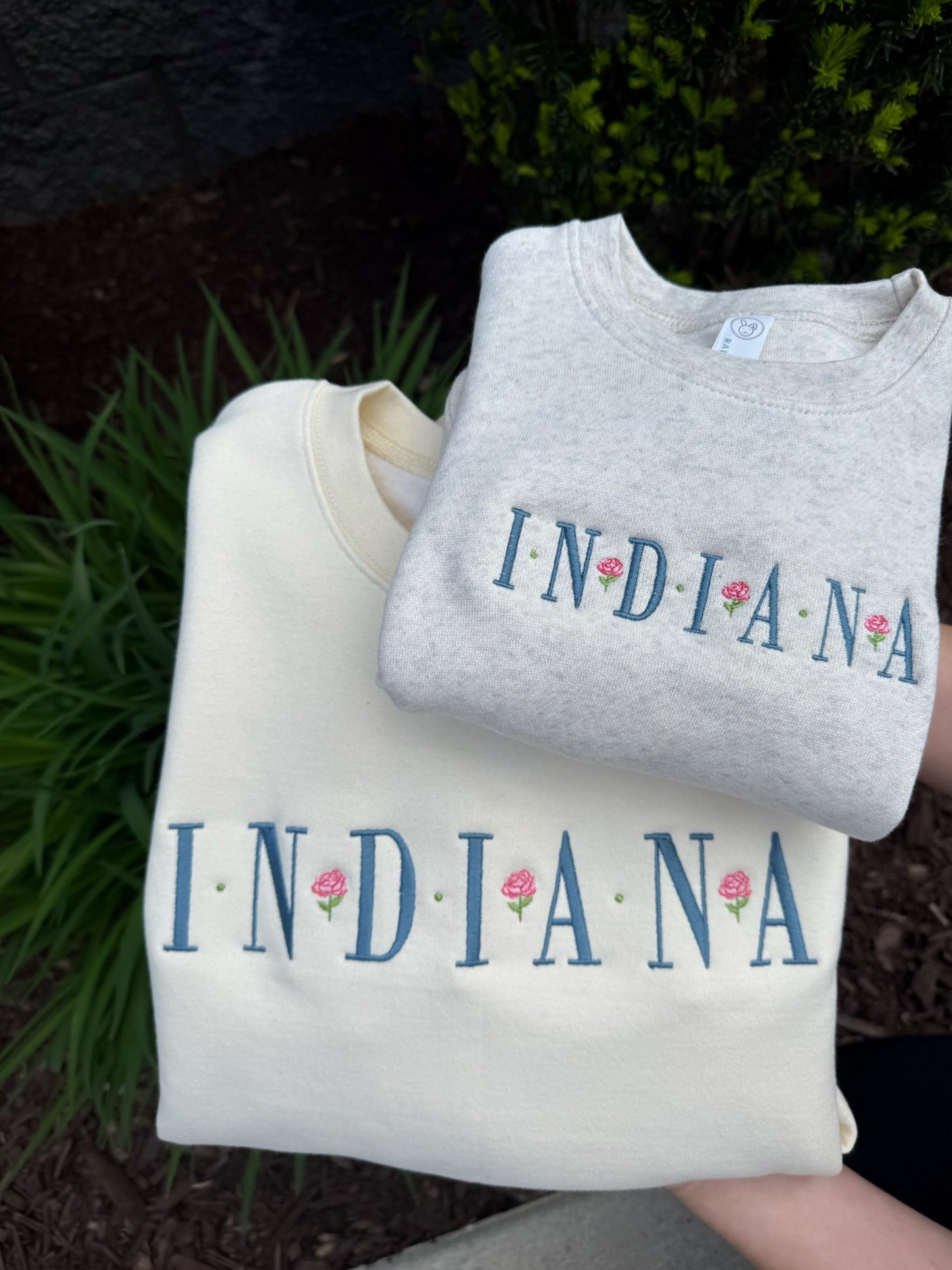 INDIANA Kids Embroidered Sweatshirt | Peony Collection