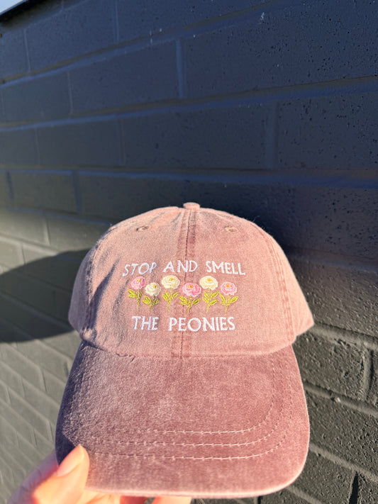Stop and Smell the Peonies Hat