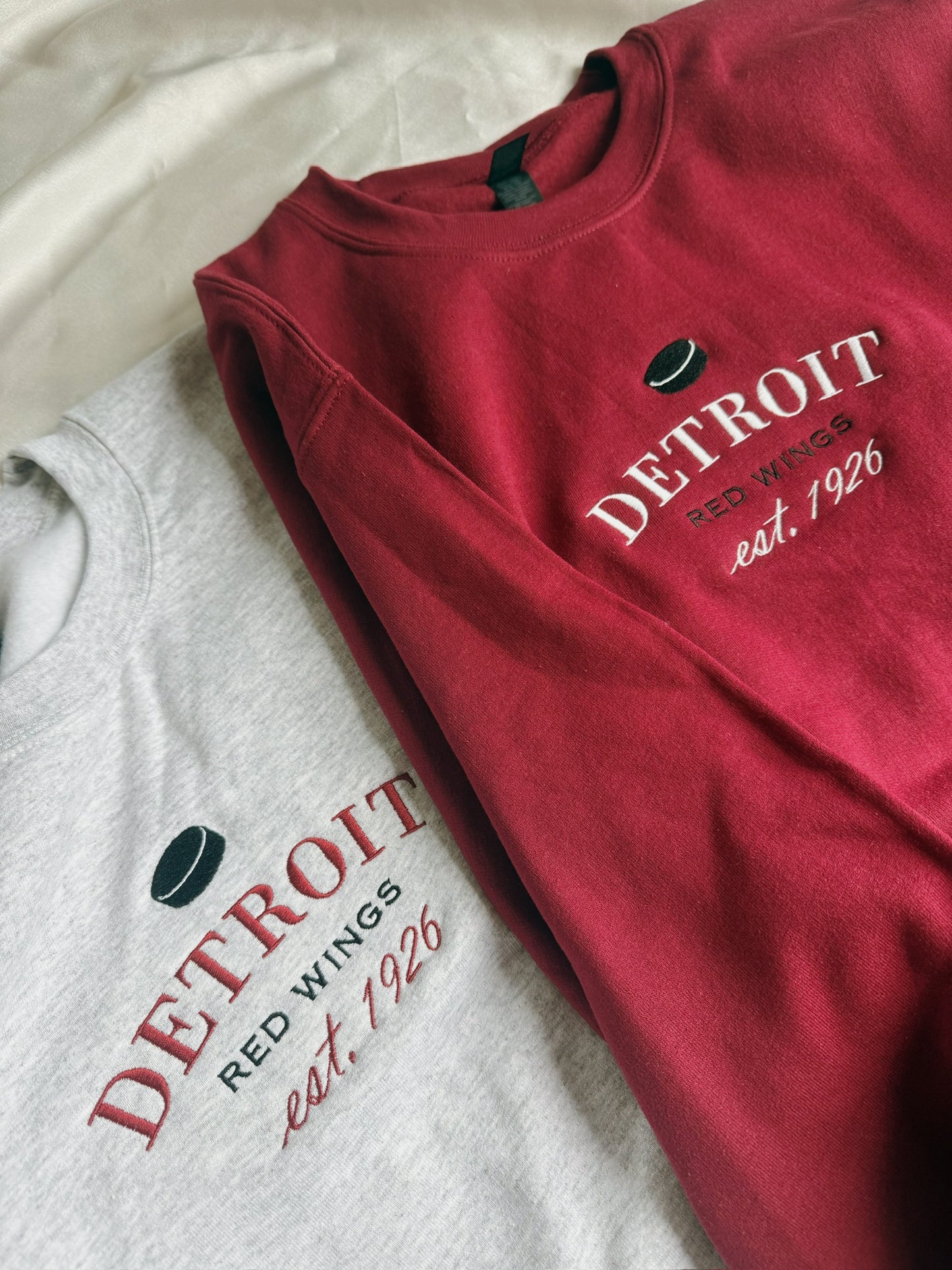 Hockey Embroidered Sweatshirt