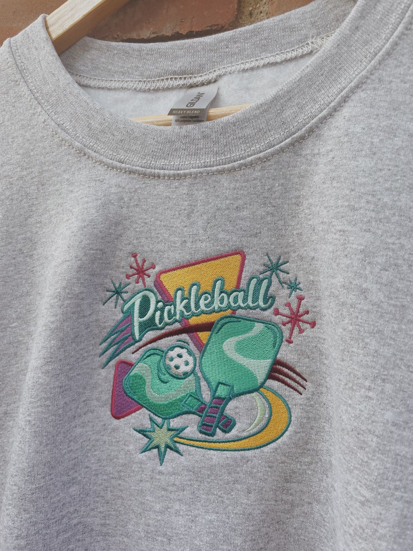 Pickleball Embroidered Sweatshirt