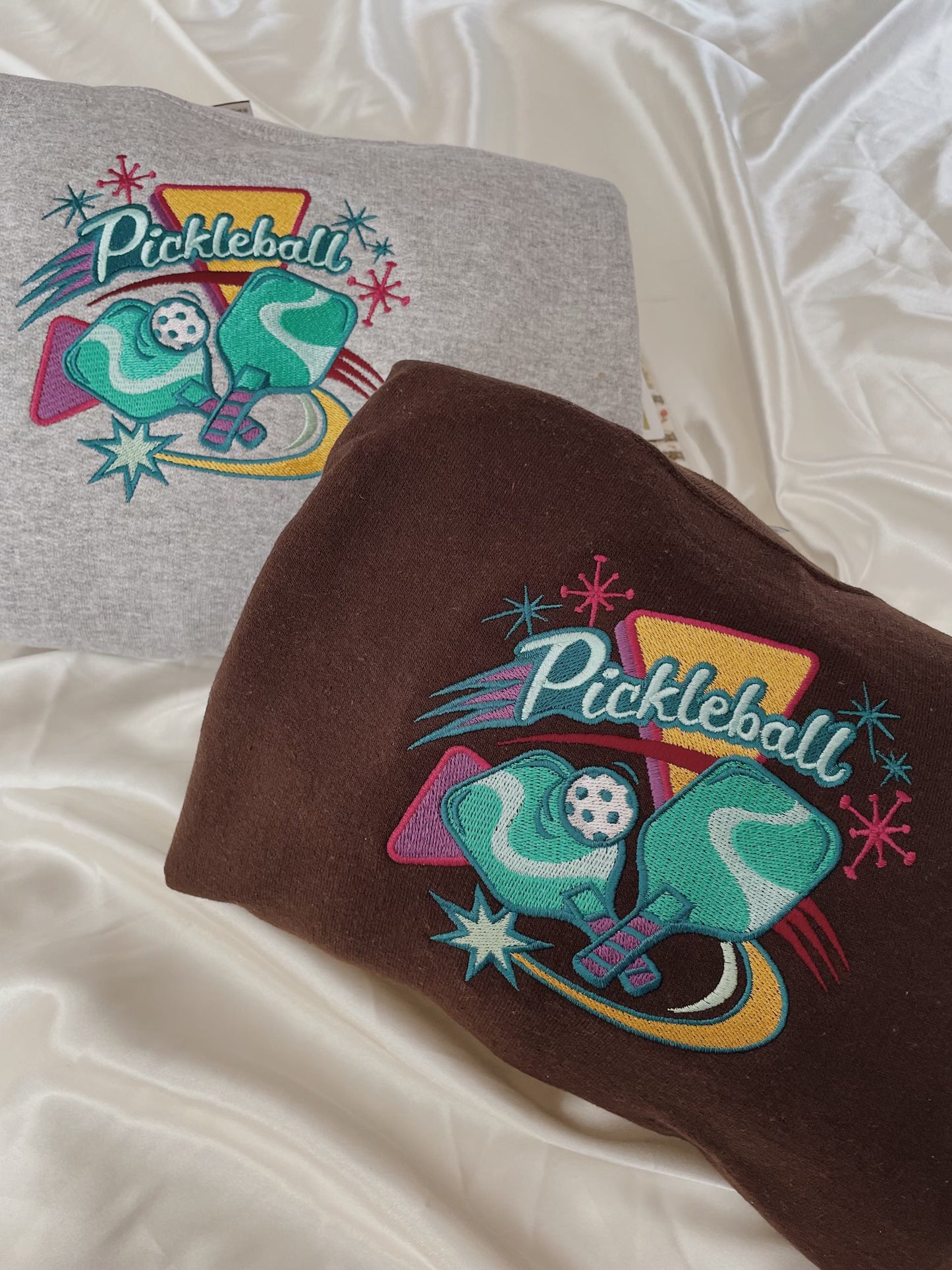 Pickleball Embroidered Sweatshirt