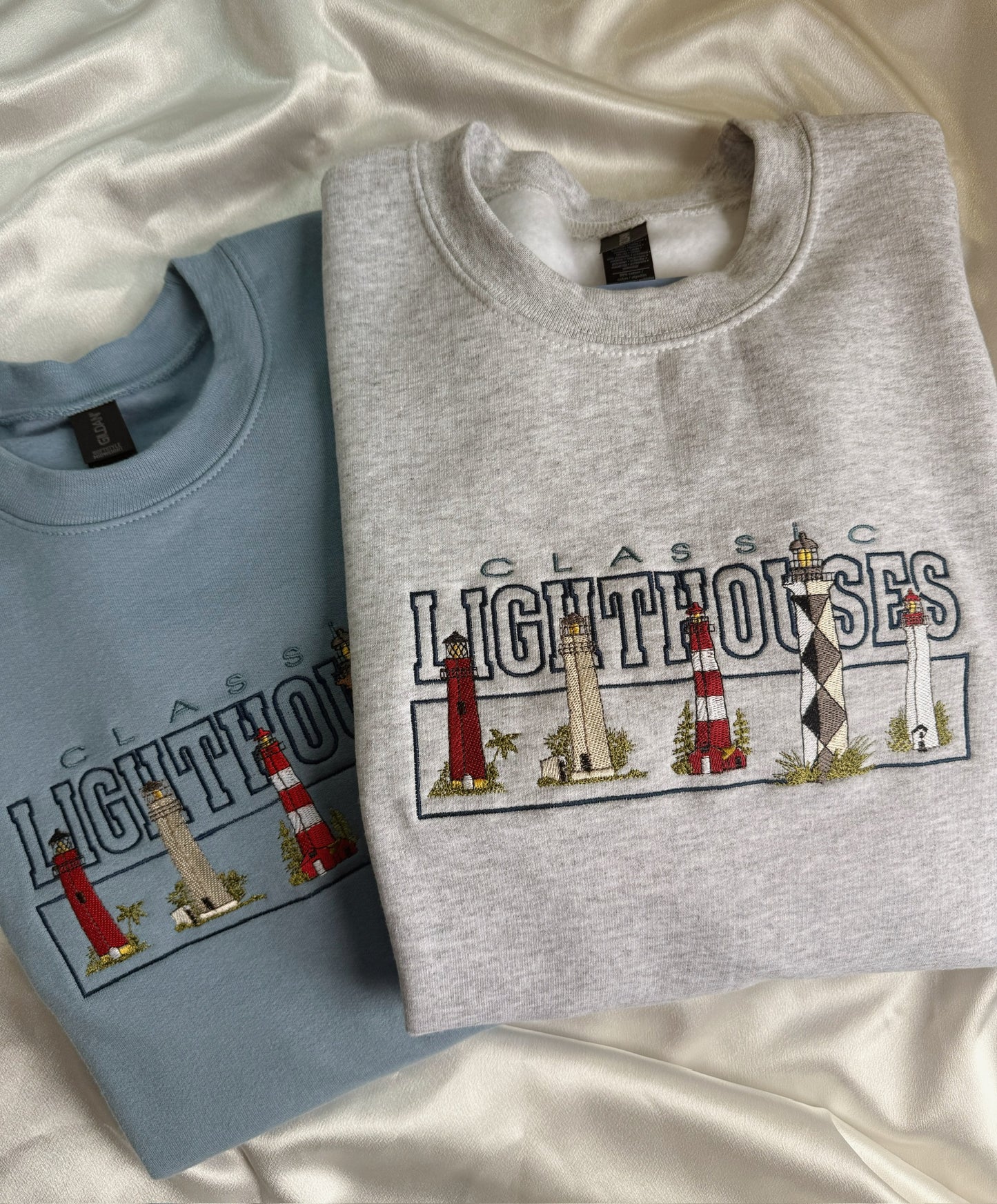 Embroidered Classic Lighthouses Sweatshirt
