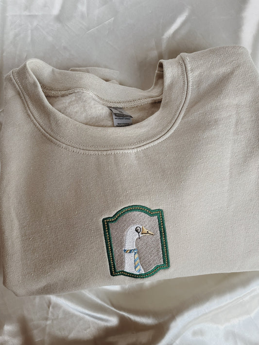 Mr Goose Embroidered Sweatshirt