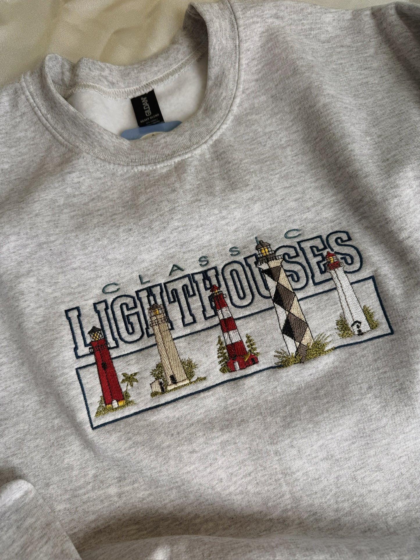 Embroidered Classic Lighthouses Sweatshirt