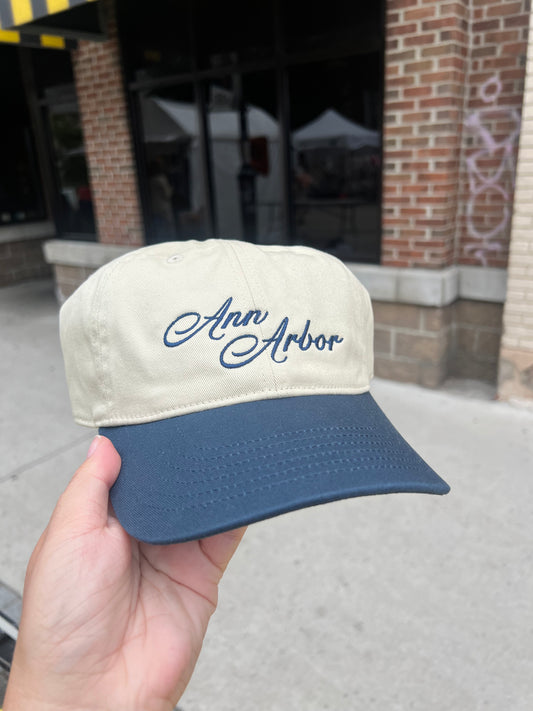 Ann Arbor Embroidered Baseball Hat