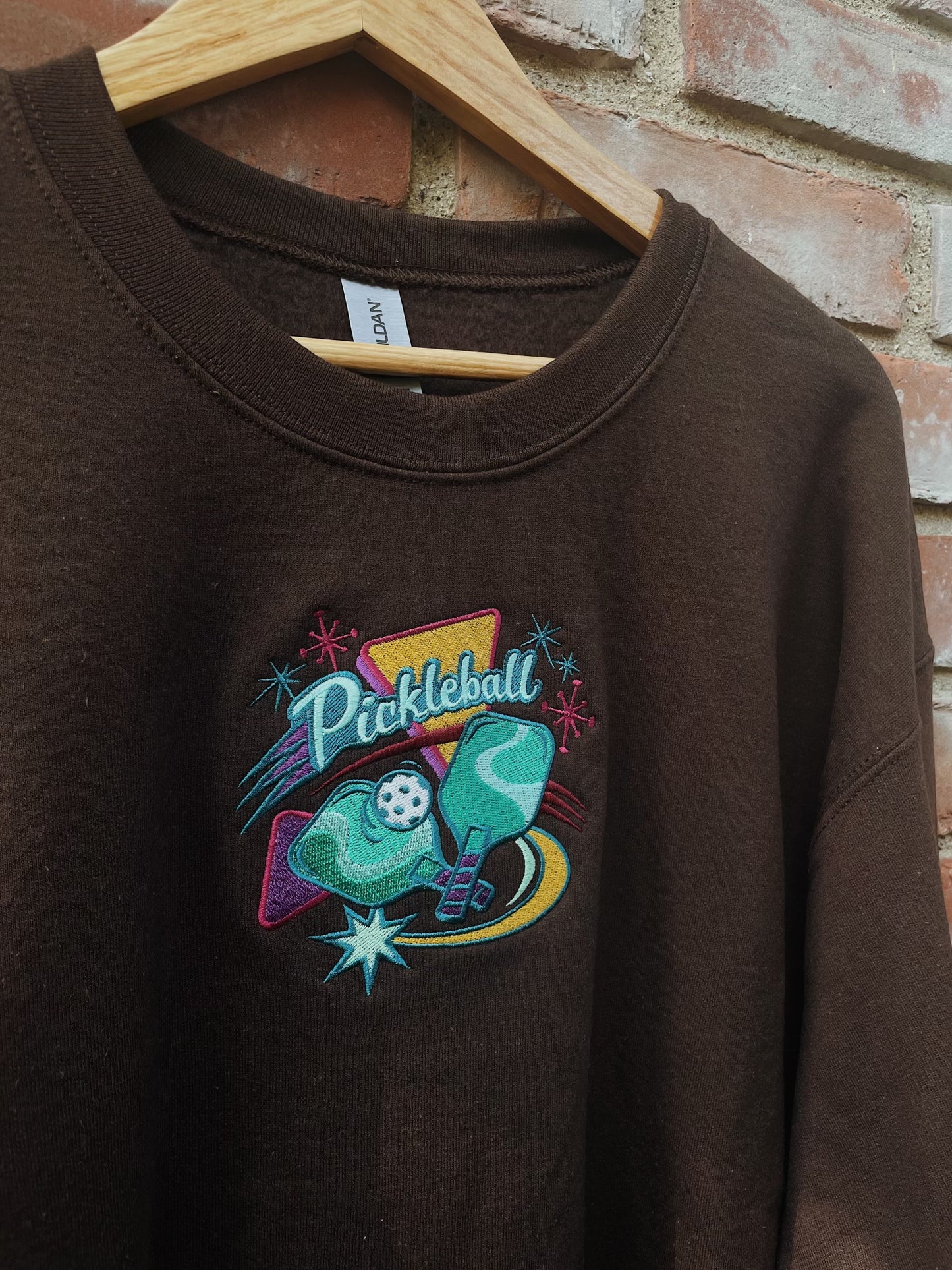 Pickleball Embroidered Sweatshirt