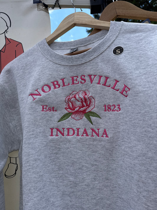 Noblesville Indiana Embroidered Sweatshirt