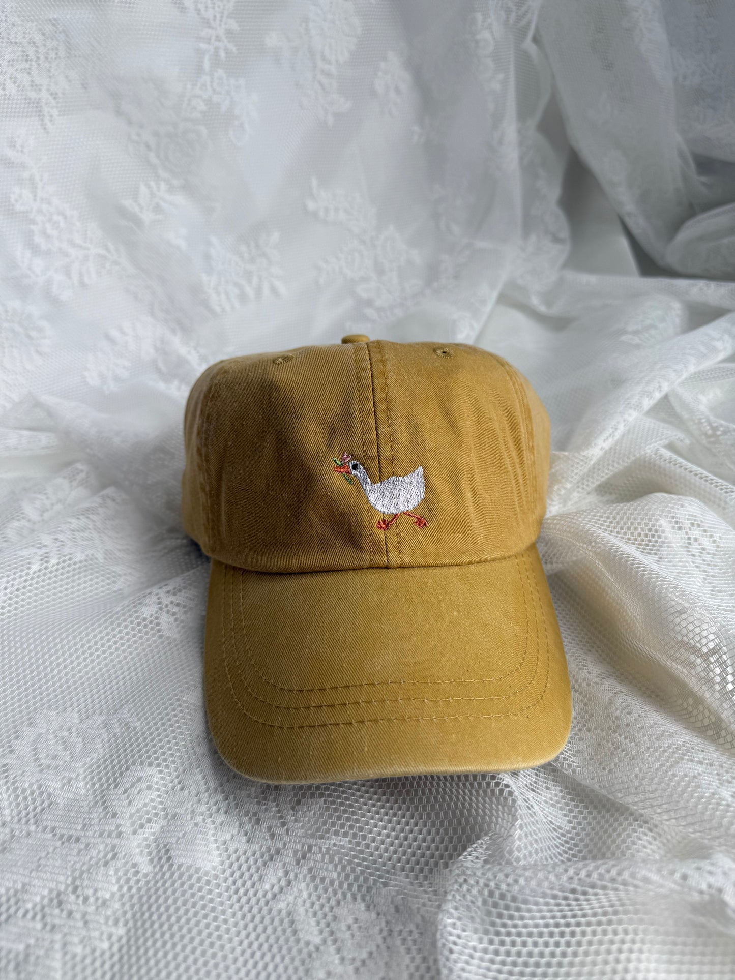 Geese Embroidered Hat
