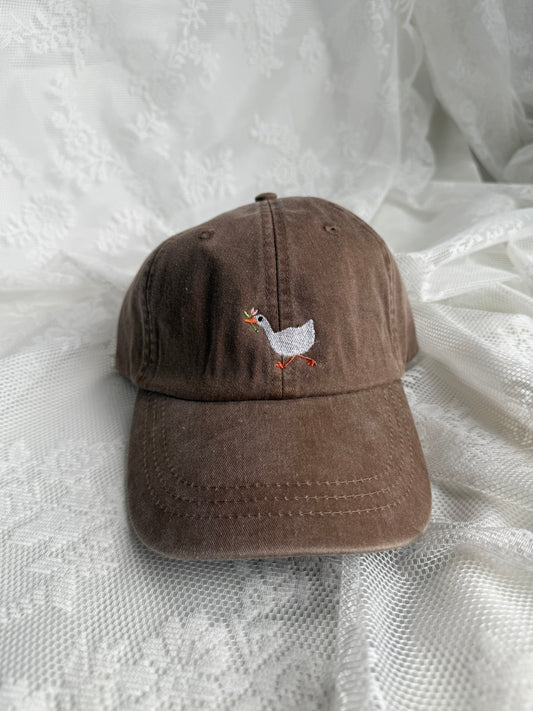 Geese Embroidered Hat