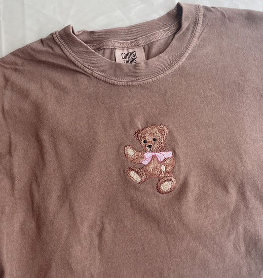Embroidered Teddy Bear T-Shirt!