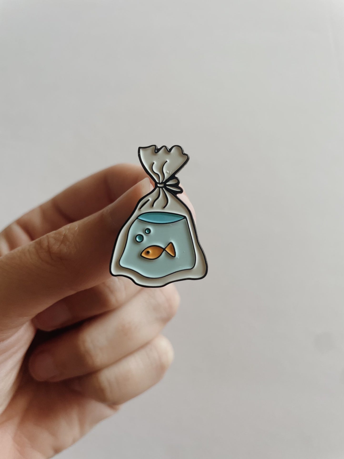 Mini Goldfish Enamel Pin