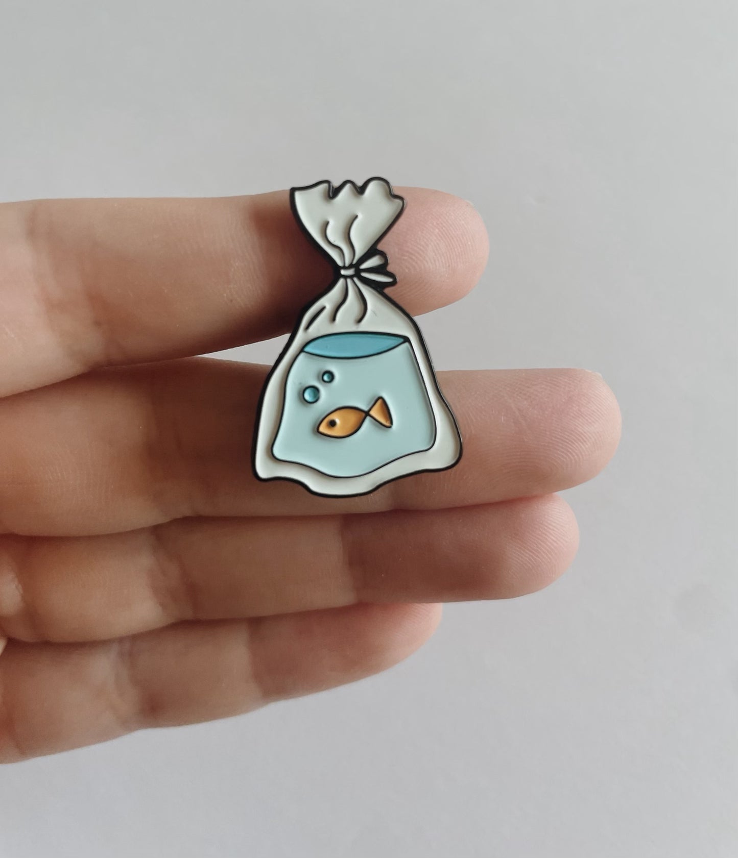 Mini Goldfish Enamel Pin