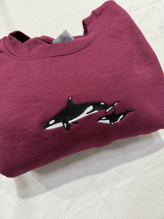 Orca Embroidered Sweatshirt