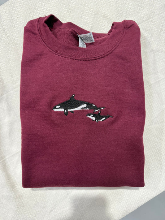 Orca Embroidered Sweatshirt