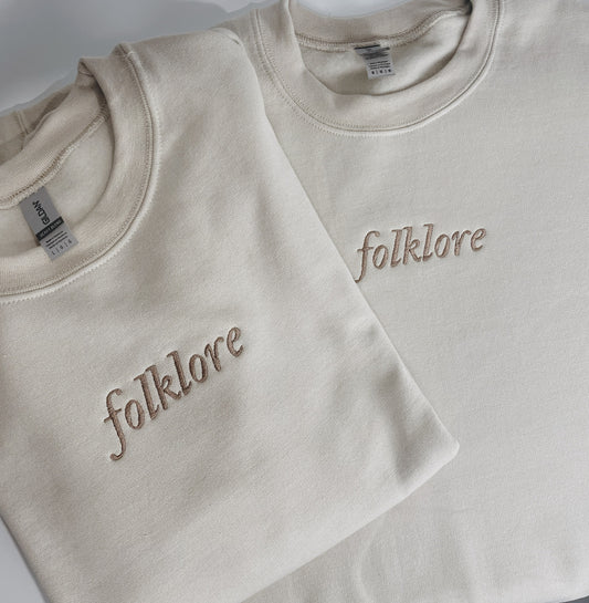 Folklore Embroidered Sweatshirt