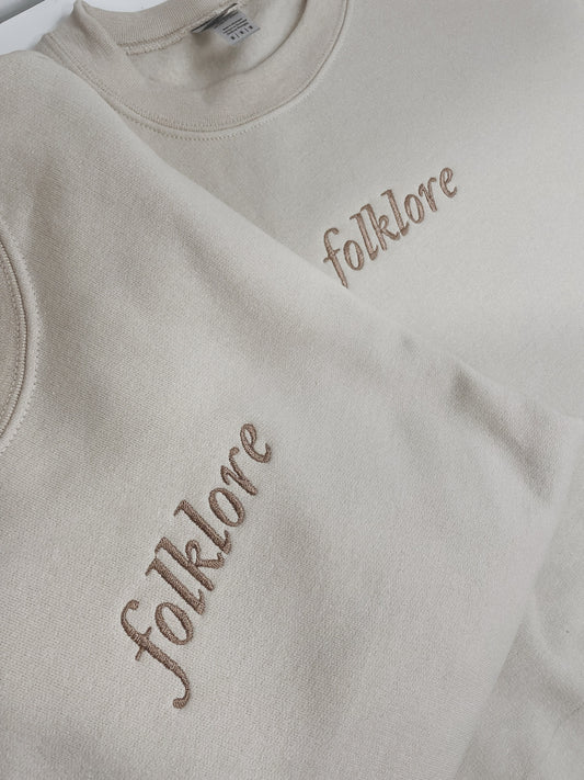 Folklore Embroidered Sweatshirt
