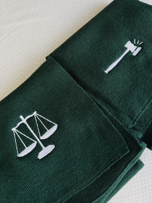 IP Club Embroidered Acrylic Scarves