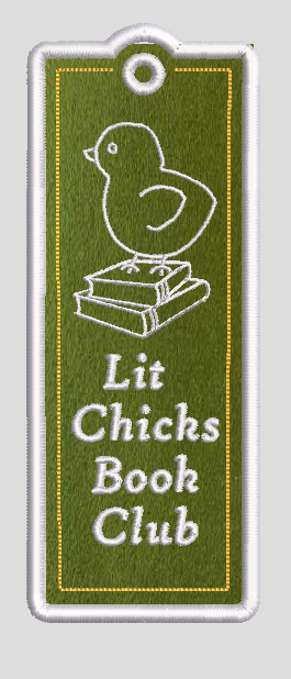 Lit Chicks Embroidered Bookmark