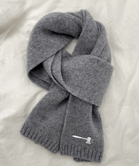 IP Club Embroidered Wool Scarves