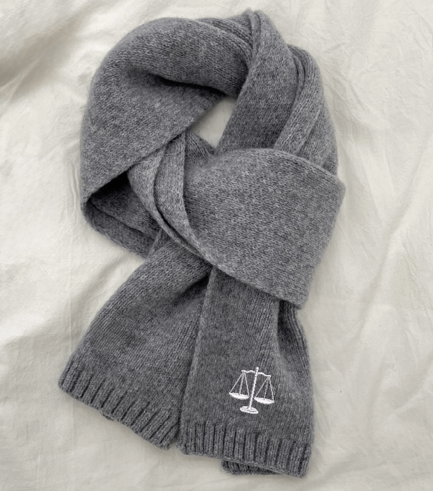 IP Club Embroidered Wool Scarves