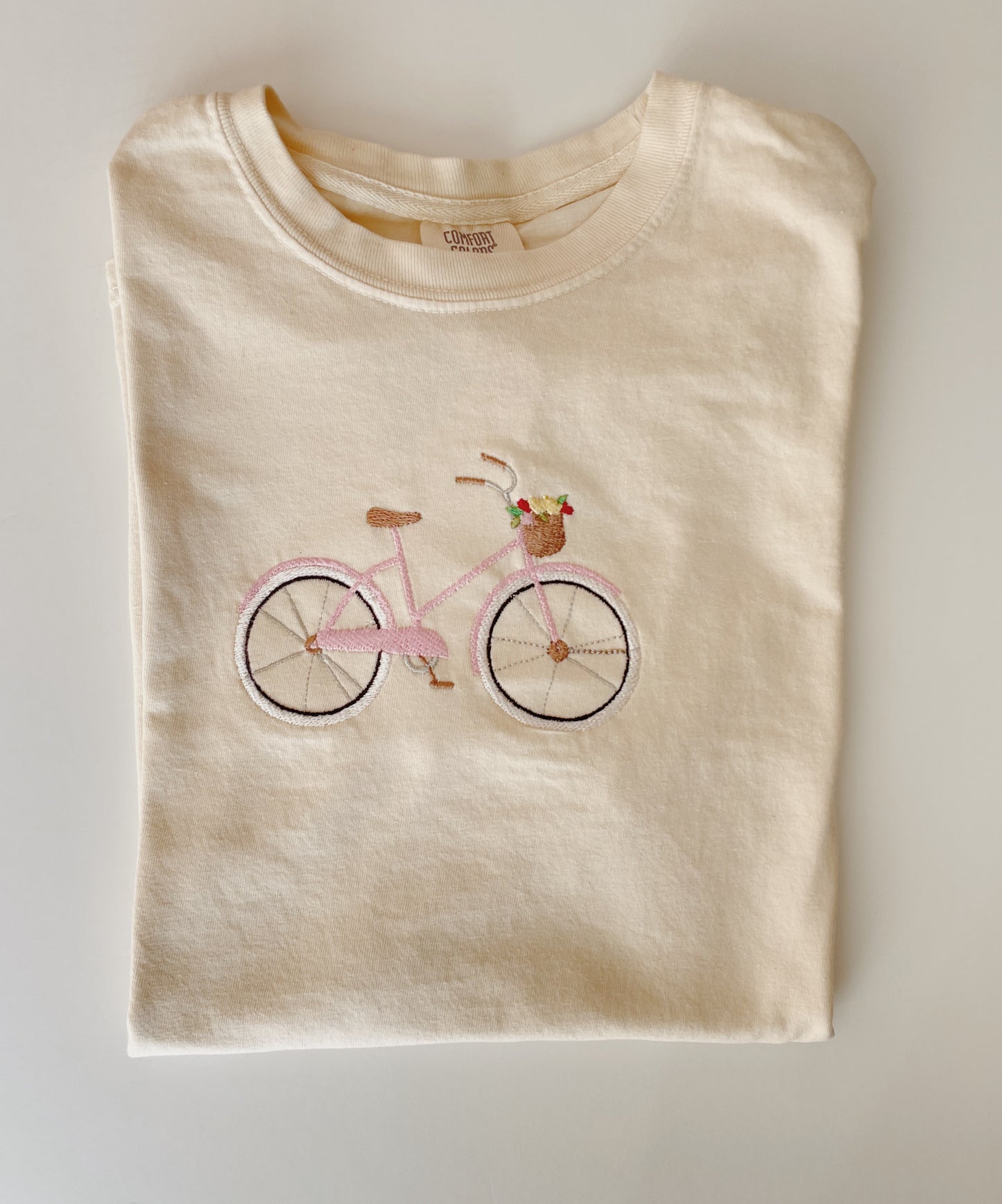 Bicycle Embroidered T-Shirt