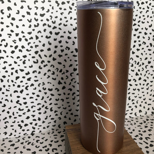 Personalized Reusable Travel Tumbler