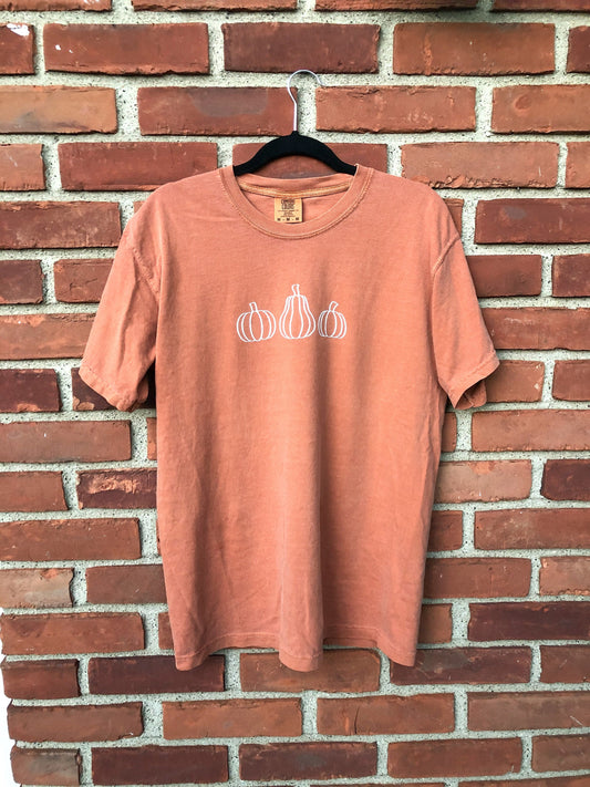 Pumpkin Embroidered T-Shirt