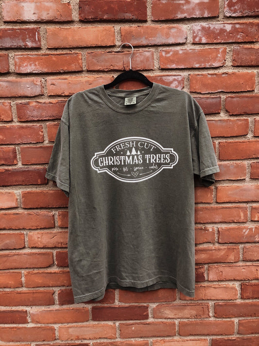 Fresh Cut Christmas Tree T-Shirt l Christmas Tree T-Shirt l Holiday T-Shirt